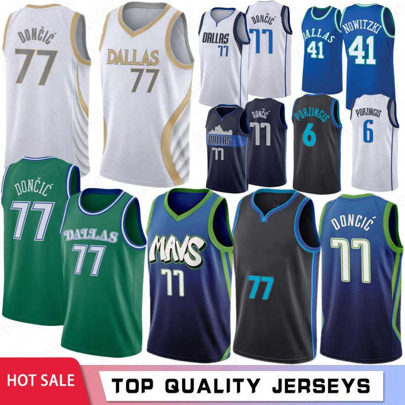 

Luka NCAA 77 Doncic College Men Basketball Jerseys Kristaps 6 Porzingis Dirk 41 Nowitzki Stephen 30 Curry 2021, Men xiaoniu