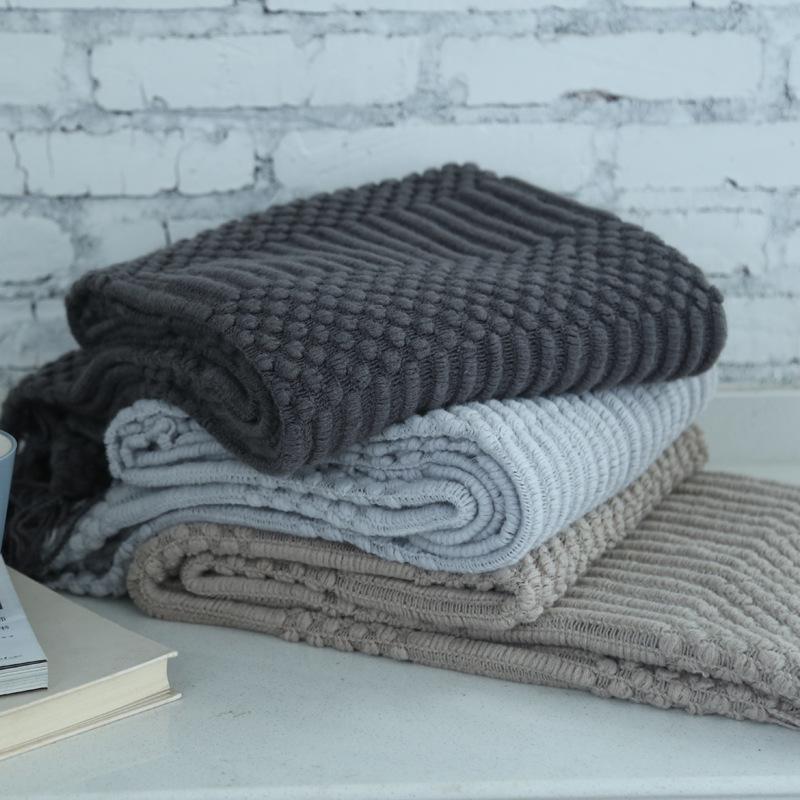 130X150cm Nordic Knitted Blanket Travel Blanket with Tassel Solid Throw for Bed Sofa Home Textile Air Condition Blankets
130X150cm Nordic Knitted Blanket Travel Blanket with Tassel Solid Throw for Bed Sofa Home Textile Air Condition Blankets