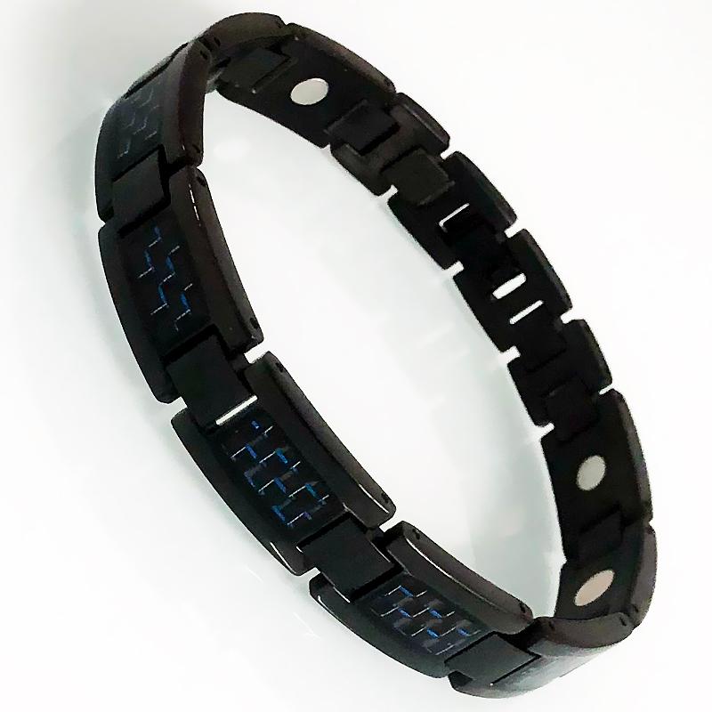 Link, Chain Fashion Black Stainless Steel Blue Carbon Fiber Bracelets For Men Health Care Therapy Magnetic Wristband Women's Jewelry Gifts
Link, Chain Fashion Black Stainless Steel Blue Carbon Fiber Bracelets For Men Health Care Therapy Magnetic Wristband Women's Jewelry Gifts