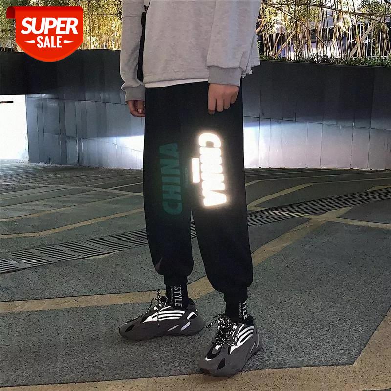 Reflective pants female Korean new students beamed loose pants thin sports letter printed high waist trousers Oversize #Hi6s, Black;white
Reflective pants female Korean new students beamed loose pants thin sports letter printed high waist trousers Oversize #Hi6s, Black;white