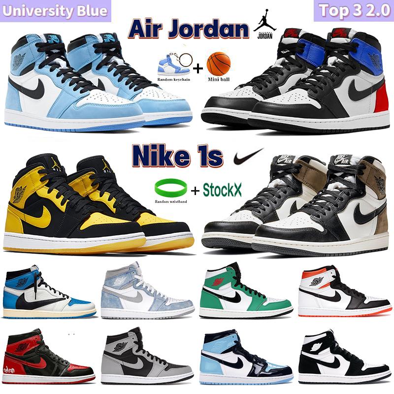 Air Jordan Men 1 1s University Blue basketball shoes Hyper royal Top 3 shadow dark mocha electro orange UNC mens women sneakers
Air Jordan Men 1 1s University Blue basketball shoes Hyper royal Top 3 shadow dark mocha electro orange UNC mens women sneakers