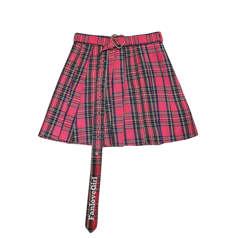 Harajuku style girl Millennium girl Tuku sweet pleated skirt short skirts 210306