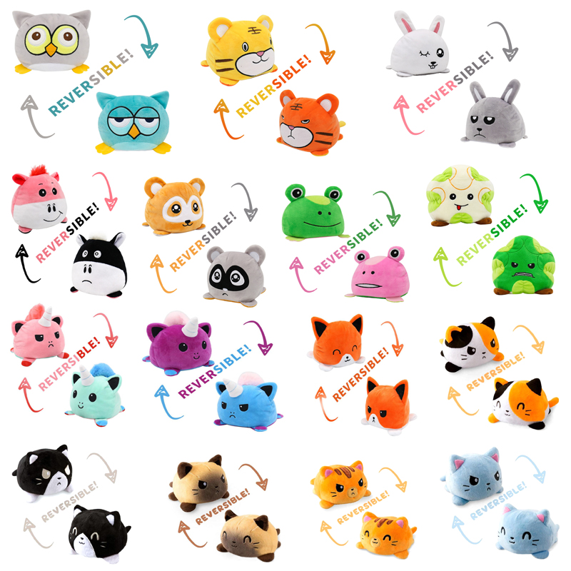 Reversible cat Plush Toy Stuffed Angry Flip Happy Toys Soft Cute Double-Sided Colorful Animal Doll Children Gifts
Reversible cat Plush Toy Stuffed Angry Flip Happy Toys Soft Cute Double-Sided Colorful Animal Doll Children Gifts