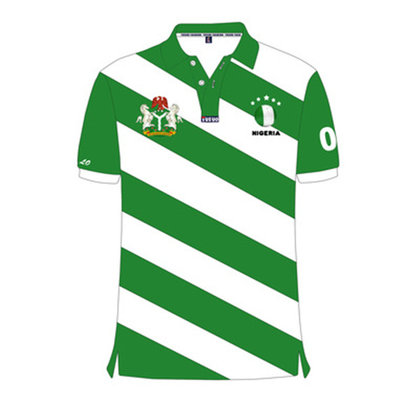Men' polo shirt Africa Nigeria embroidered jersey short-sleeved casual sports pure cotton loose large size -6XL, 03
Men' polo shirt Africa Nigeria embroidered jersey short-sleeved casual sports pure cotton loose large size -6XL, 03