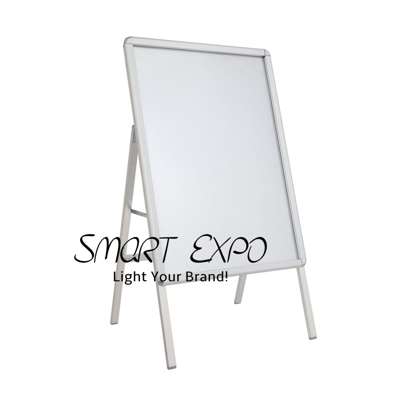 Aluminum Sidewalk Poster Stand A1 Size Advertising Display Rack