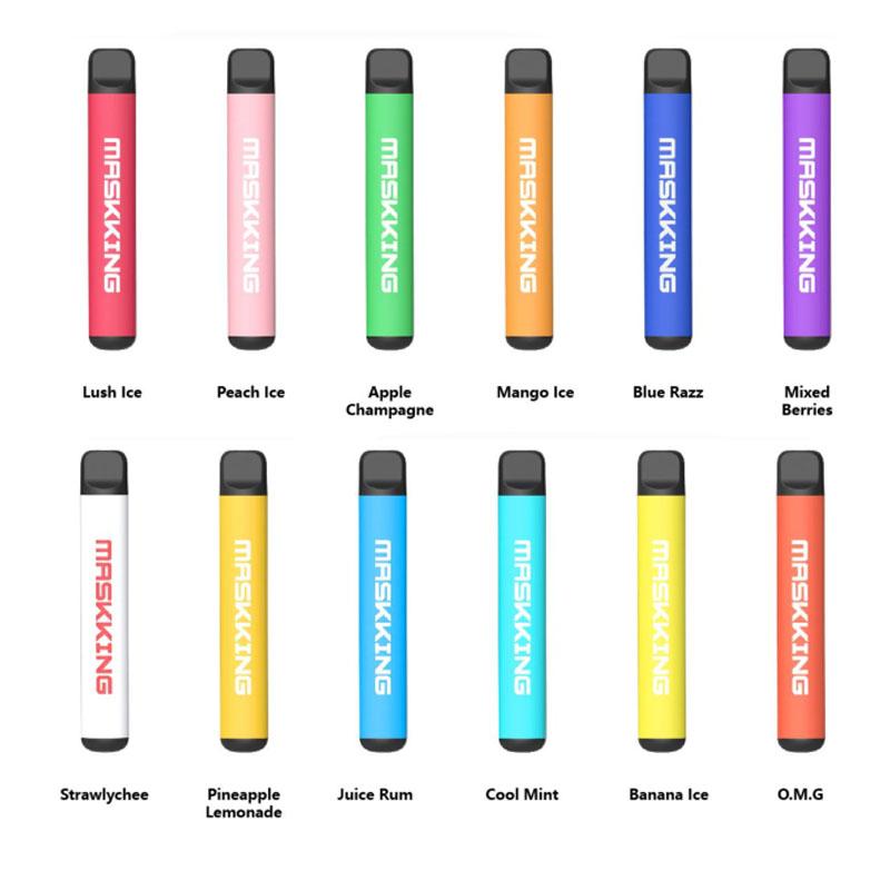Maskking pro disposable e-cigarettes, a variety of fresh plant and fruit flavor, there are different colors to choose from
Maskking pro disposable e-cigarettes, a variety of fresh plant and fruit flavor, there are different colors to choose from