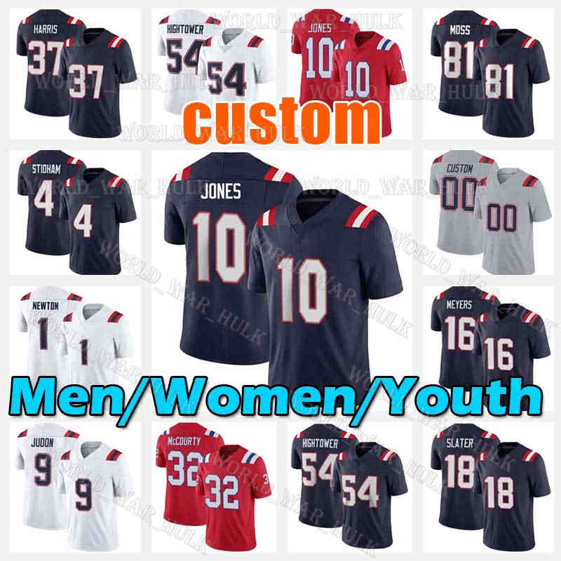 Mac Jones Donta Hightower Football Jersey Devin McCourty Matthew Slater Patriot Damien Harris Judon Julian Edelman Chase Winovich Randy Moss JC Jackson Jalen Mills, Custom men(a g)
Mac Jones Donta Hightower Football Jersey Devin McCourty Matthew Slater Patriot Damien Harris Judon Julian Edelman Chase Winovich Randy Moss JC Jackson Jalen Mills, Custom men(a g)