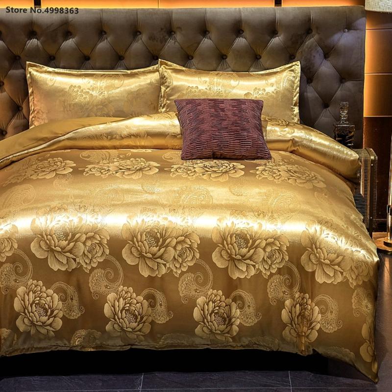 Bedding Sets Royal Jacquard Duvet Cover European Flower Luxury Bedroom Decor Set 2/3 Piece King Double Single Bed Quilt, Color-1
Bedding Sets Royal Jacquard Duvet Cover European Flower Luxury Bedroom Decor Set 2/3 Piece King Double Single Bed Quilt, Color-1