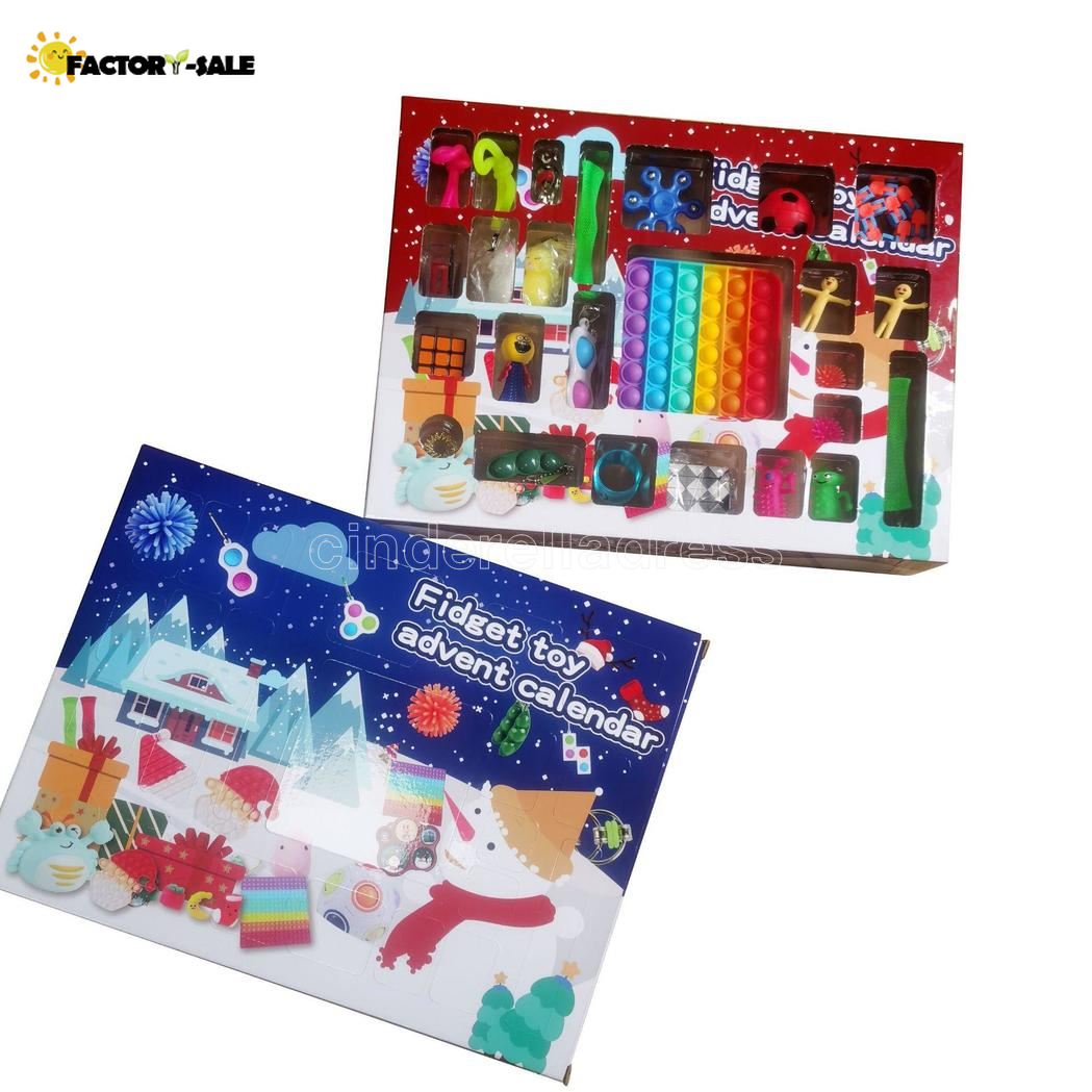 Christmas Fidget Toy Advent Calendar for Girls Boys Kids Adults Surprise Relief Stress Count Down Holiday Party FT29
Christmas Fidget Toy Advent Calendar for Girls Boys Kids Adults Surprise Relief Stress Count Down Holiday Party FT29
