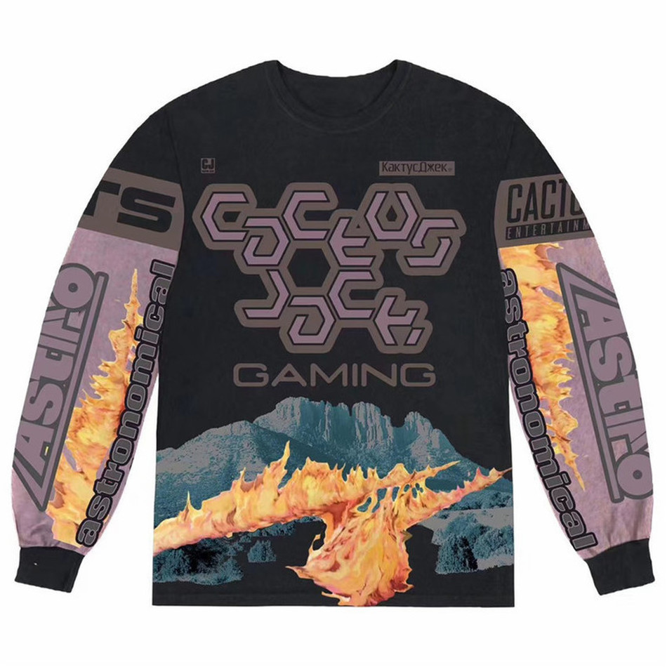 2021 New Travis Scott Gaming Ls t Shirt Men Women Astronomical T-shirt Tees Oversized Clothing Q6dz
2021 New Travis Scott Gaming Ls t Shirt Men Women Astronomical T-shirt Tees Oversized Clothing Q6dz