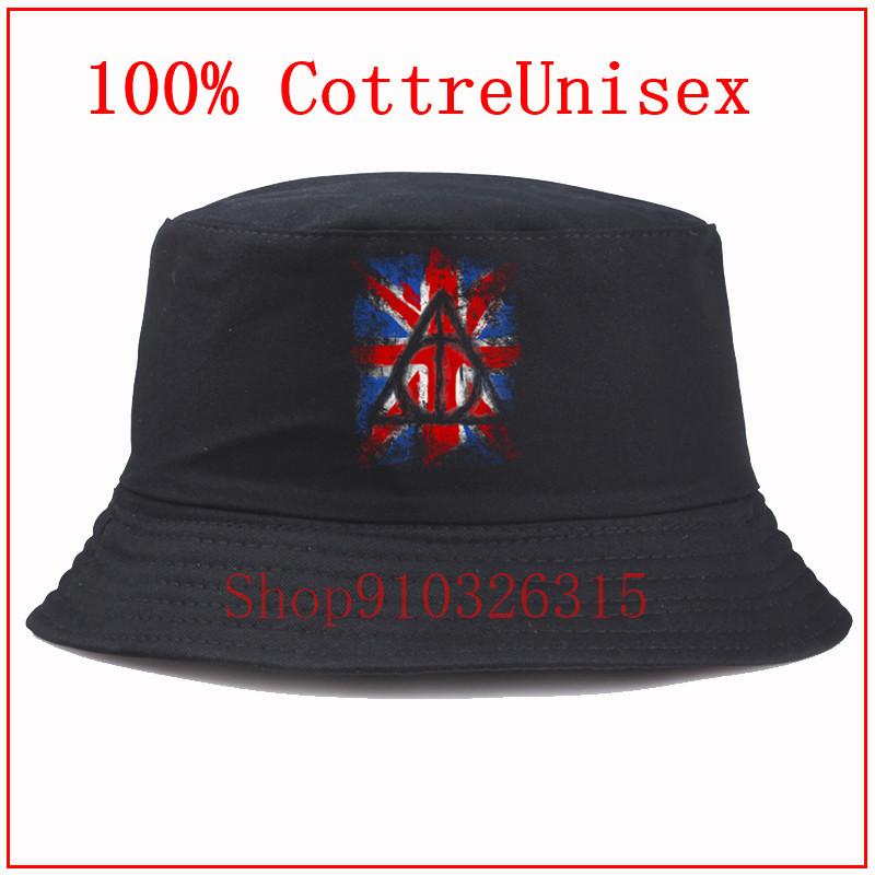 Great Britain UK Deathly Fashion wild cotton Fisherman's hat Potter-lovers Panama Bucket Hat Men Women Summer Bucket cap, Blue;gray
Great Britain UK Deathly Fashion wild cotton Fisherman's hat Potter-lovers Panama Bucket Hat Men Women Summer Bucket cap, Blue;gray