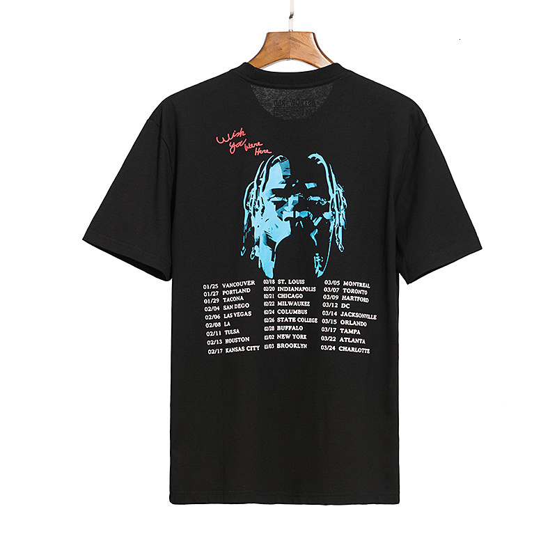 2021 New Travis Scott t Shirt Fashion Letter Print You Were Here Tops Tee Hip Hop Casual Harajuku Astroworld T-shirt K0k9, White7
2021 New Travis Scott t Shirt Fashion Letter Print You Were Here Tops Tee Hip Hop Casual Harajuku Astroworld T-shirt K0k9, White7