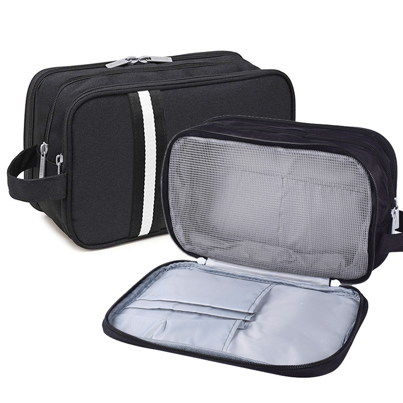 Women Large Daily Toiletry Bag Men Waterproof Business Travel Kit Case for Makeup,Cosmetic,Shaving with Separate Compartments 220310