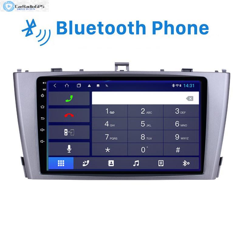 Car Dvd Player for TOYOTA AVENSIS 2009 2010 2011 2012-2015 10.1inch Touch Screen Android head unit support Carplay TPMS DVR OBD II Rear camera