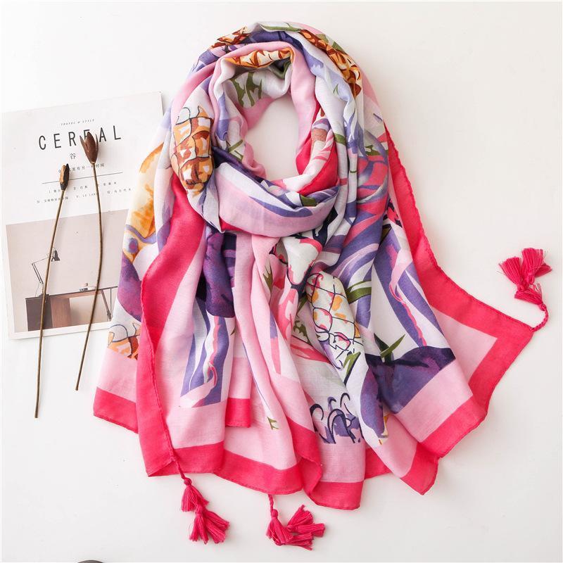 Scarves Women Soft Cotton Scarf Shawl, And Wrap, Flower Printed Big Head Scarf., Blue;gray
Scarves Women Soft Cotton Scarf Shawl, And Wrap, Flower Printed Big Head Scarf., Blue;gray