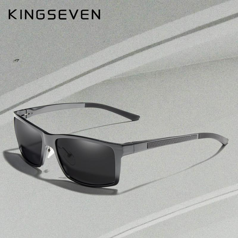 Sunglasses KINGSEVEN Brand Design Aluminum Polarized Man Driving Shades Gray Square Sun Glasses For Men Unisex Male Oculos
Sunglasses KINGSEVEN Brand Design Aluminum Polarized Man Driving Shades Gray Square Sun Glasses For Men Unisex Male Oculos