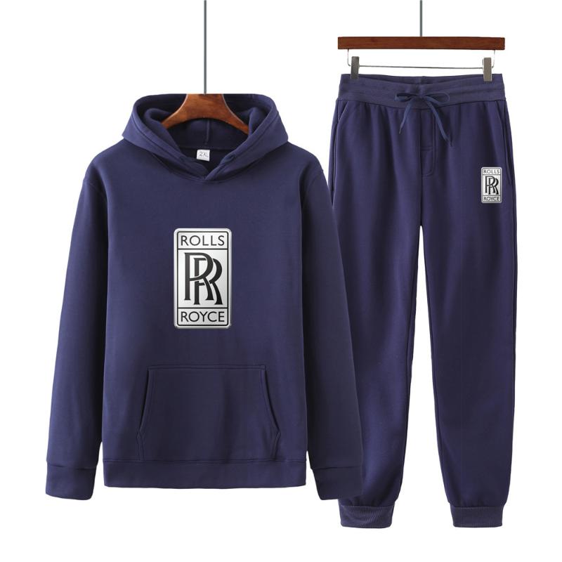 Men's Tracksuits Spring And Autumn Rolls Royce Printed Hooded Sweater + Casual Trousers Two-piece Suit Of The Same Color Fashion Trend Men, Gray
Men's Tracksuits Spring And Autumn Rolls Royce Printed Hooded Sweater + Casual Trousers Two-piece Suit Of The Same Color Fashion Trend Men, Gray
