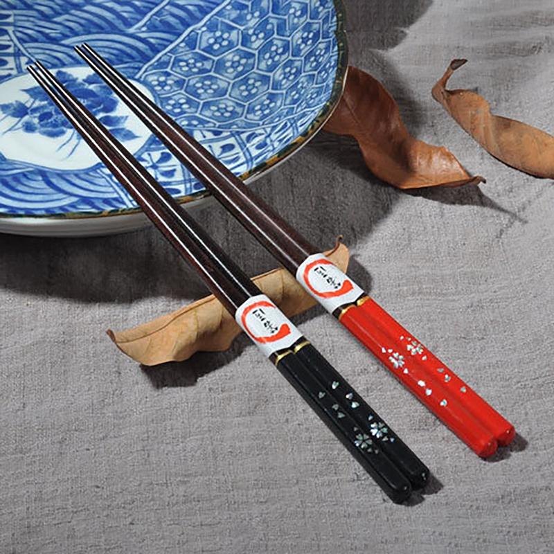 Pairs Chopsticks Japanese Style Wooden Chop Sticks Natural Reusable Chopstick With Cherry Blossom Pattern
Pairs Chopsticks Japanese Style Wooden Chop Sticks Natural Reusable Chopstick With Cherry Blossom Pattern
