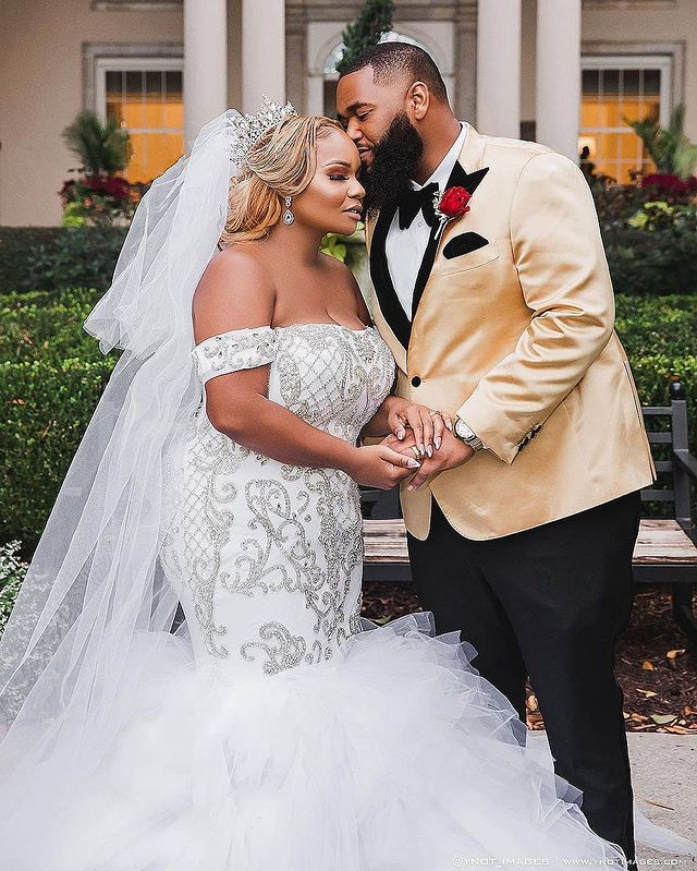 2021 Plus Size Arabic Aso Ebi Luxurious Beaded Crystals Wedding Dresses Mermaid Sexy Bridal Dresses Tulle Wedding Gowns ZJ225