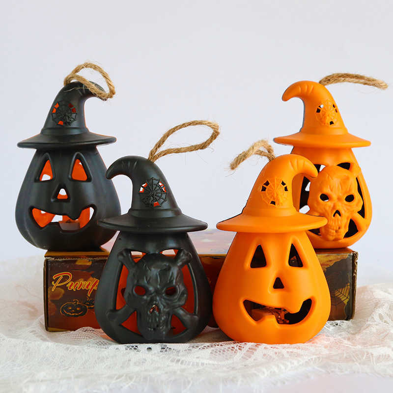 LED Halloween Pumpkin Ghost Lantern Lamp DIY Hanging Scary Candle Light Halloween Decoration for Home Horror Props Kids Toy Y0827
LED Halloween Pumpkin Ghost Lantern Lamp DIY Hanging Scary Candle Light Halloween Decoration for Home Horror Props Kids Toy Y0827