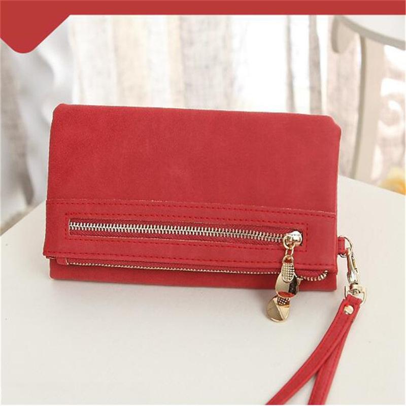 Wallets Long Ladies Leather Wallet Zip Purse Solid Color Case Phone Clutch Card Holder Women Handbag, Red
Wallets Long Ladies Leather Wallet Zip Purse Solid Color Case Phone Clutch Card Holder Women Handbag, Red