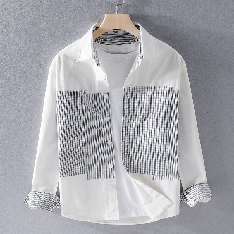 2021 Spring Style Plaid Casual Male White Sheer Cotton Fashion Shirts for Comfortable Men Make Men's Chemise Shirt Us9h
2021 Spring Style Plaid Casual Male White Sheer Cotton Fashion Shirts for Comfortable Men Make Men's Chemise Shirt Us9h