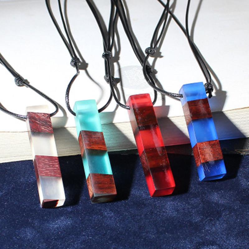 Pendant Necklaces Handmade Resin & Wood Creative For Women/Men Long Rope Wooden Pendants Sweater Chain Colored Necklace Jewelry
Pendant Necklaces Handmade Resin & Wood Creative For Women/Men Long Rope Wooden Pendants Sweater Chain Colored Necklace Jewelry