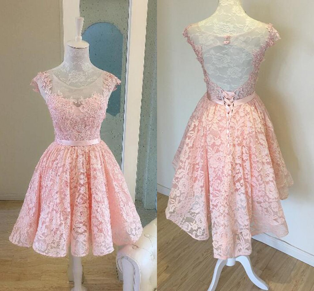 2021 Cute Pink Lace Homecoming Prom Dresses Short Boat Neckline Cap Sleeve Keyhole Back Graduation Dress Junior Cocktail Party Evening Gowns Mini, Purple
2021 Cute Pink Lace Homecoming Prom Dresses Short Boat Neckline Cap Sleeve Keyhole Back Graduation Dress Junior Cocktail Party Evening Gowns Mini, Purple