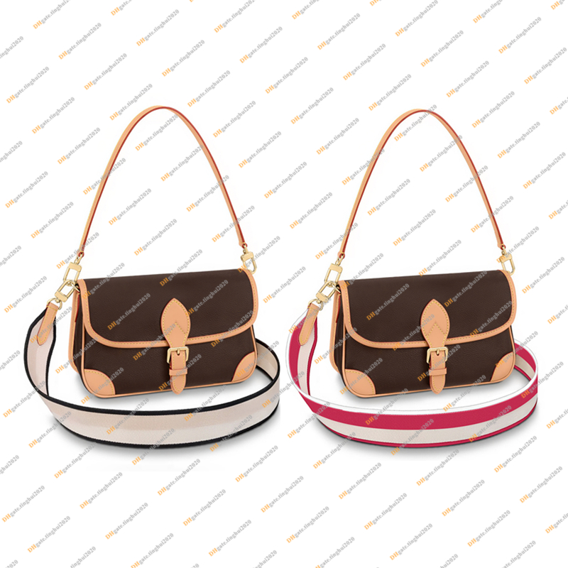 Ladies Fashion Casual Designer Vintage DIANE Cross body Shoulder Bags Handbag High Quality TOP 5A M45985 Purse Pouch, Brown flower & white 1 /dust bag
Ladies Fashion Casual Designer Vintage DIANE Cross body Shoulder Bags Handbag High Quality TOP 5A M45985 Purse Pouch, Brown flower & white 1 /dust bag