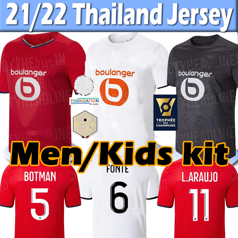 LOSC Lille soccer jersey 21/22 YAZICI ÇELIK BAMBA BOTMAN 2021 2022 Lille Olympique Adult Kits Kids JIKONE RSANCHES maillot de football shirt, 21 22 home patch
LOSC Lille soccer jersey 21/22 YAZICI ÇELIK BAMBA BOTMAN 2021 2022 Lille Olympique Adult Kits Kids JIKONE RSANCHES maillot de football shirt, 21 22 home patch