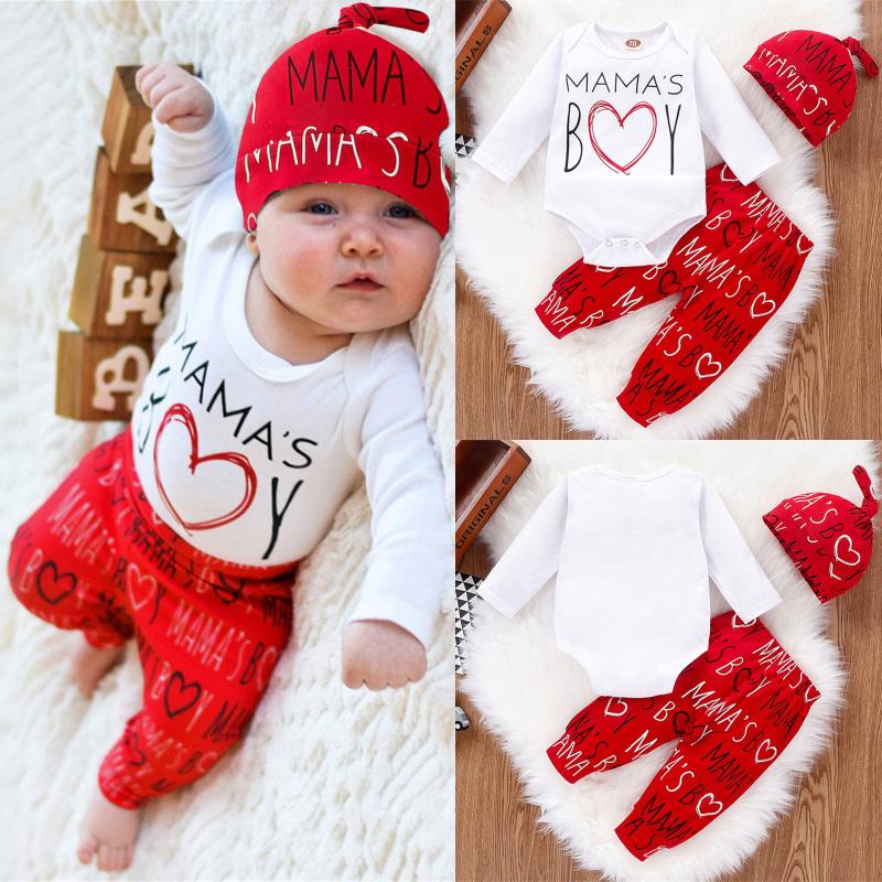 Clothing Sets 3pcs Baby Valentine's Days Costume Outfits Girls Boys Letter Romper + Striped Pants +Hat Infant Children's, White
Clothing Sets 3pcs Baby Valentine's Days Costume Outfits Girls Boys Letter Romper + Striped Pants +Hat Infant Children's, White