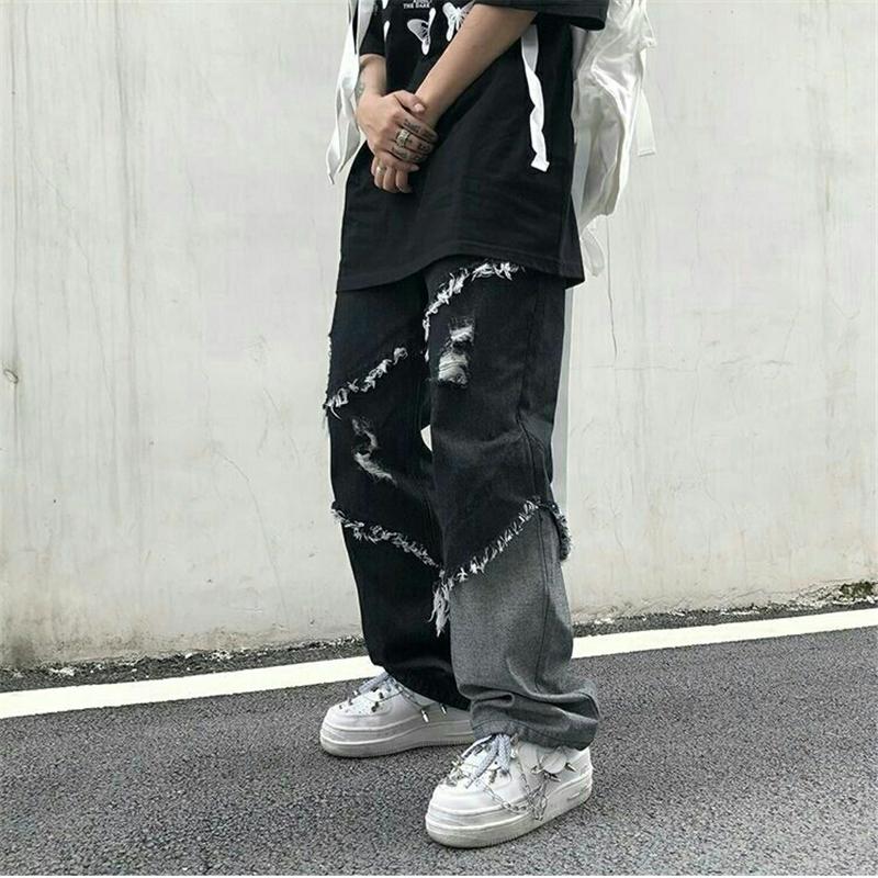 Men's Jeans Men Hip Hop Loose Straight Tooling Wide-leg Denim Trousers High Street Man's Clothes Baggy Pants Unisex Streetwear, Black
Men's Jeans Men Hip Hop Loose Straight Tooling Wide-leg Denim Trousers High Street Man's Clothes Baggy Pants Unisex Streetwear, Black