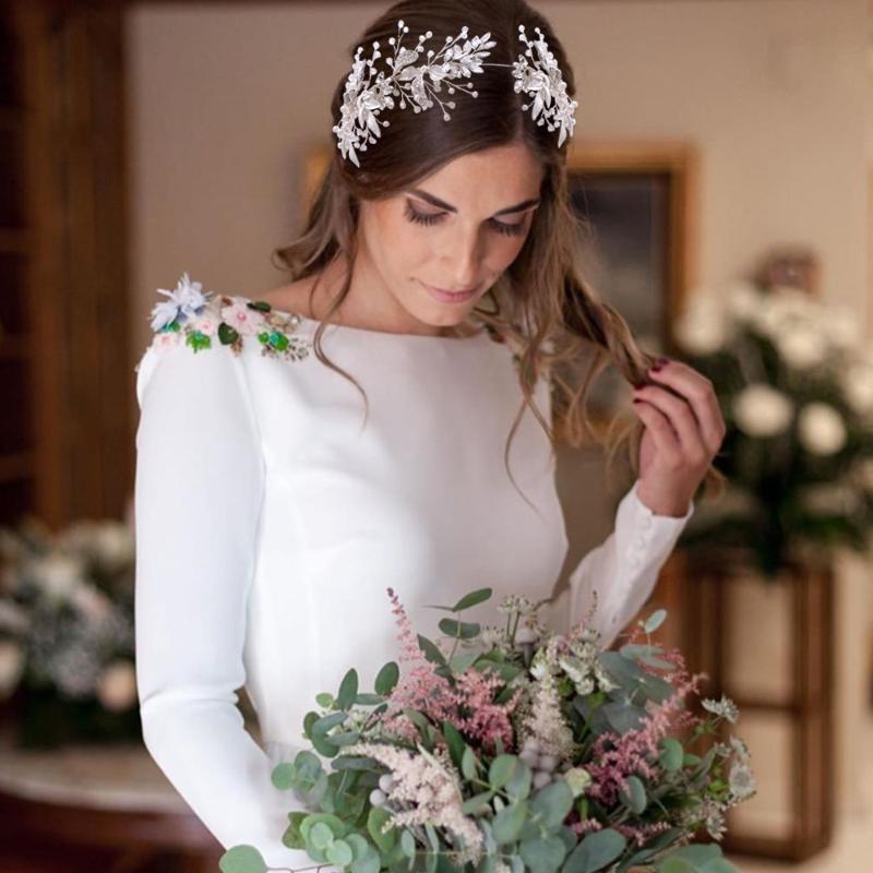 Headpieces TRiXY H272 Romantic Alloy Leaf Bridal Tiara Wedding Pearl Hair Jewelry Crystal Ornaments
Headpieces TRiXY H272 Romantic Alloy Leaf Bridal Tiara Wedding Pearl Hair Jewelry Crystal Ornaments