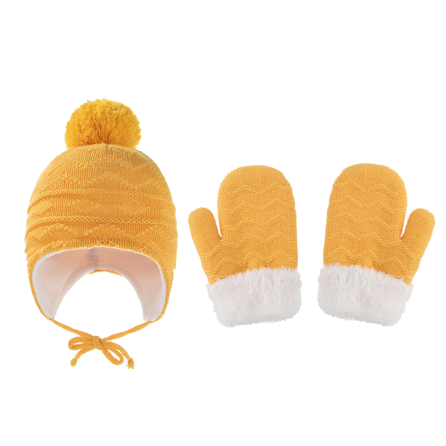 6 Colors Baby Kid Winter Warm Hat Gloves Solid Color Thick Velvet Beanie Crochet Cute Hats New born Cap Baby, Kids & Maternity 0-3T