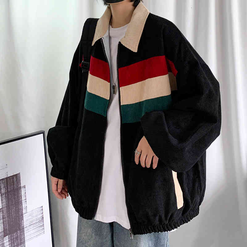 men's jackets corduroy fashion contrast color casual mens streetwear wild loose hip hop bomber men m-2xl zm3t, Black;brown
men's jackets corduroy fashion contrast color casual mens streetwear wild loose hip hop bomber men m-2xl zm3t, Black;brown