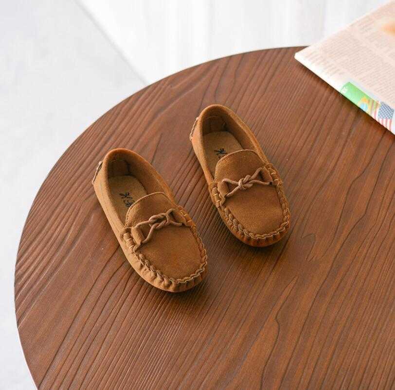 Kids Leather Shoes Baby Casual Shoes Girls Loafers All Sizes 21-35 Boys Slip-on Soft Breathable Sport Shoes Girls Party Sneakers X0703