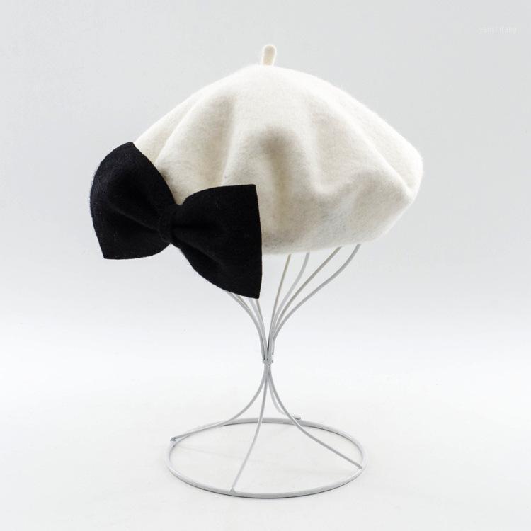 202103-hh1023 SPRING Wool Bowknot Grace Black Patchwork White Lady Beret Hat Women Leisure Painter Berets
202103-hh1023 SPRING Wool Bowknot Grace Black Patchwork White Lady Beret Hat Women Leisure Painter Berets