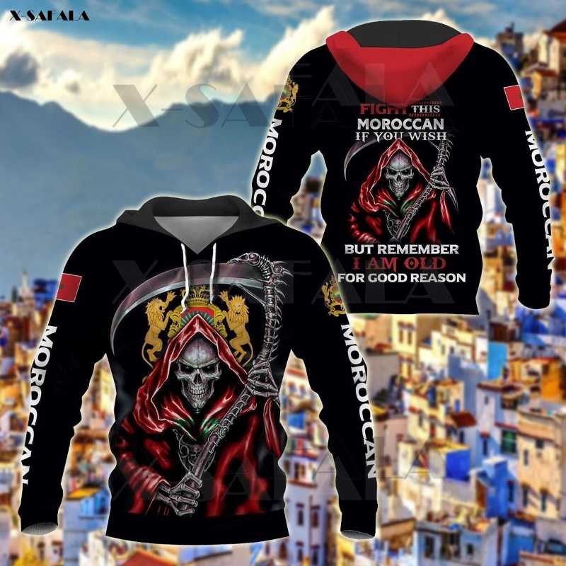 Men's Hoodies & Sweatshirts MOROCCO SKULL SPECIAL VERSION 3D Printed Zipper Hoodie Man Military Pullover Sweatshirt Hooded Jacket Jersey Tra, Black
Men's Hoodies & Sweatshirts MOROCCO SKULL SPECIAL VERSION 3D Printed Zipper Hoodie Man Military Pullover Sweatshirt Hooded Jacket Jersey Tra, Black