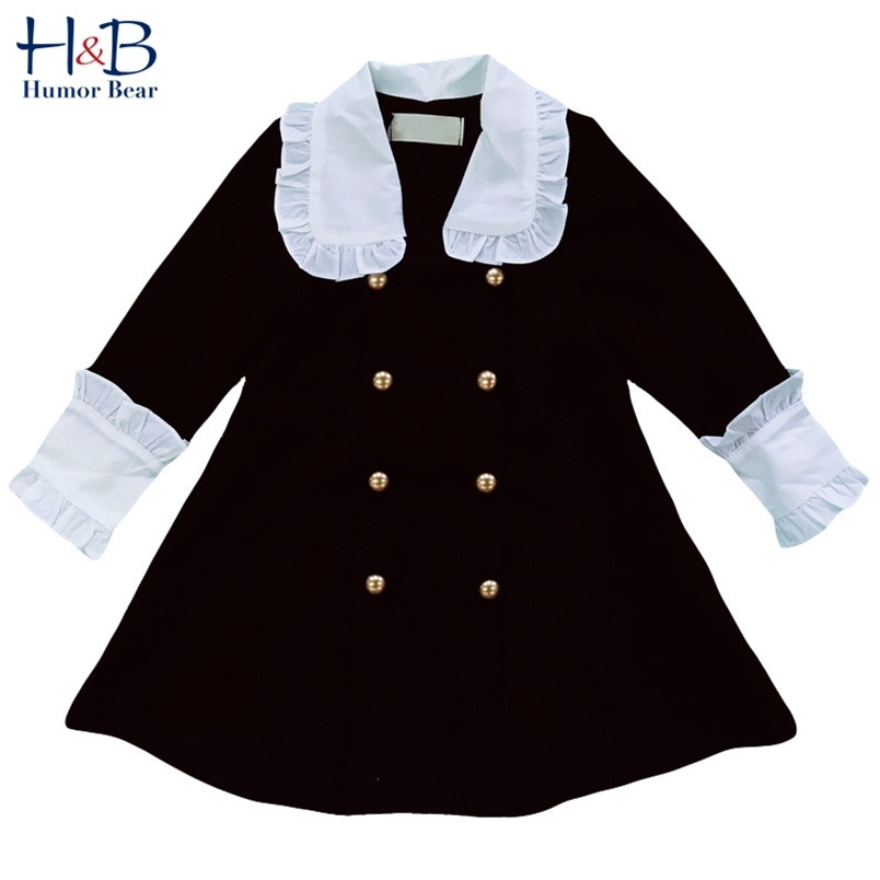 Children Clothing Girls Dress British Style Toddler Autumn Long Sleeve Lapel Buttons Baby Kids Party 210611, Bd344 brown
Children Clothing Girls Dress British Style Toddler Autumn Long Sleeve Lapel Buttons Baby Kids Party 210611, Bd344 brown