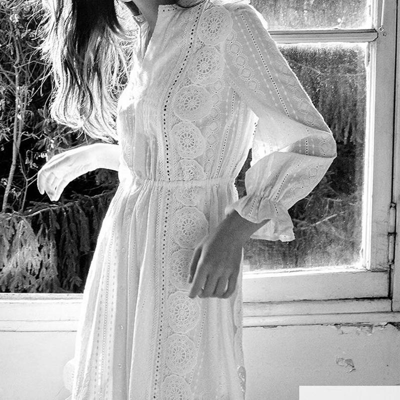 Casual Dresses BOHO INSPIRED Ruffle Dress For Women White Cotton Long Sleeve Spring Summer 2021 Elegant Ladies Chic Party, As pic
Casual Dresses BOHO INSPIRED Ruffle Dress For Women White Cotton Long Sleeve Spring Summer 2021 Elegant Ladies Chic Party, As pic