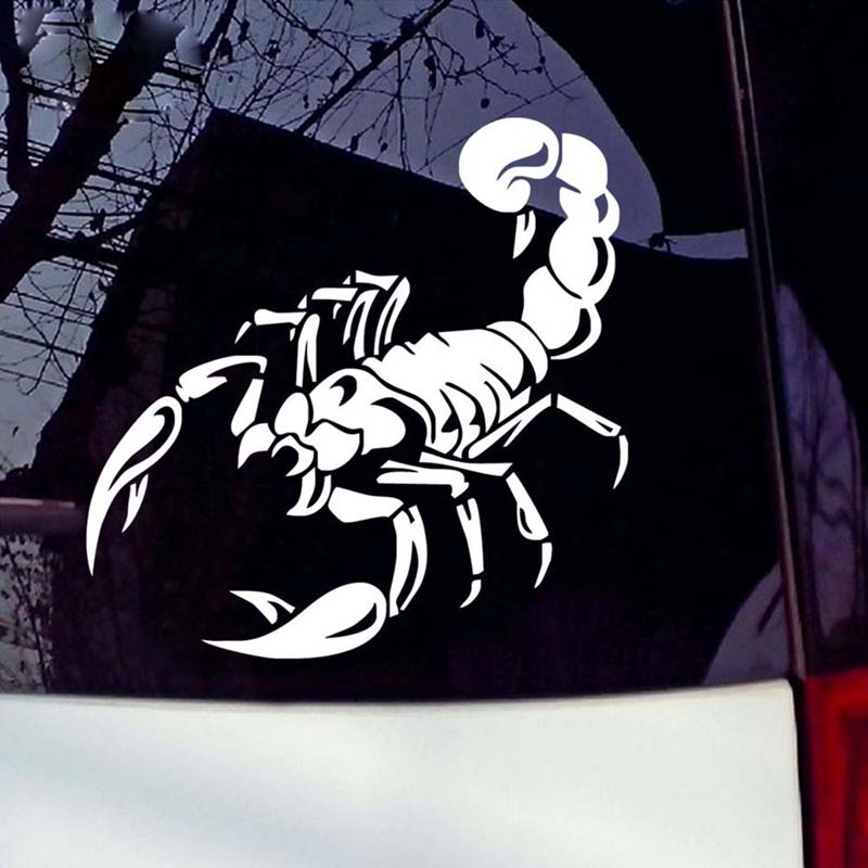 Car 3D Scorpions Sticker Body Trucks Window Waterproof Motorcycle styling Auto Decal Bonnet Side Stripes Animal Stickers