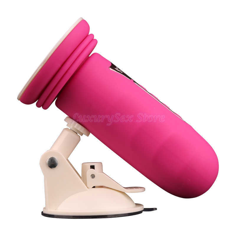Mini Automatic Sex Machine Telescopic Dildo Rotation Dildo Vibrator Sex Toys for Women Realistic Dildo Thrusting Gun Vibrator Y201118