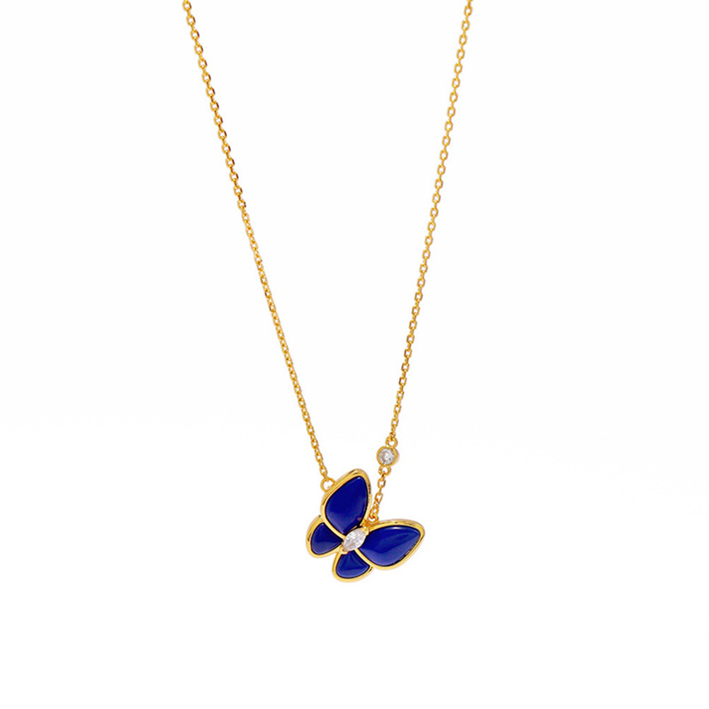 S925 Fashion Classic with Diamonds 4/Four-leaf Clover Butterfly Necklace Malachite Pendant Chain for Women&Girls Valentine's Mother, Silver
S925 Fashion Classic with Diamonds 4/Four-leaf Clover Butterfly Necklace Malachite Pendant Chain for Women&Girls Valentine's Mother, Silver