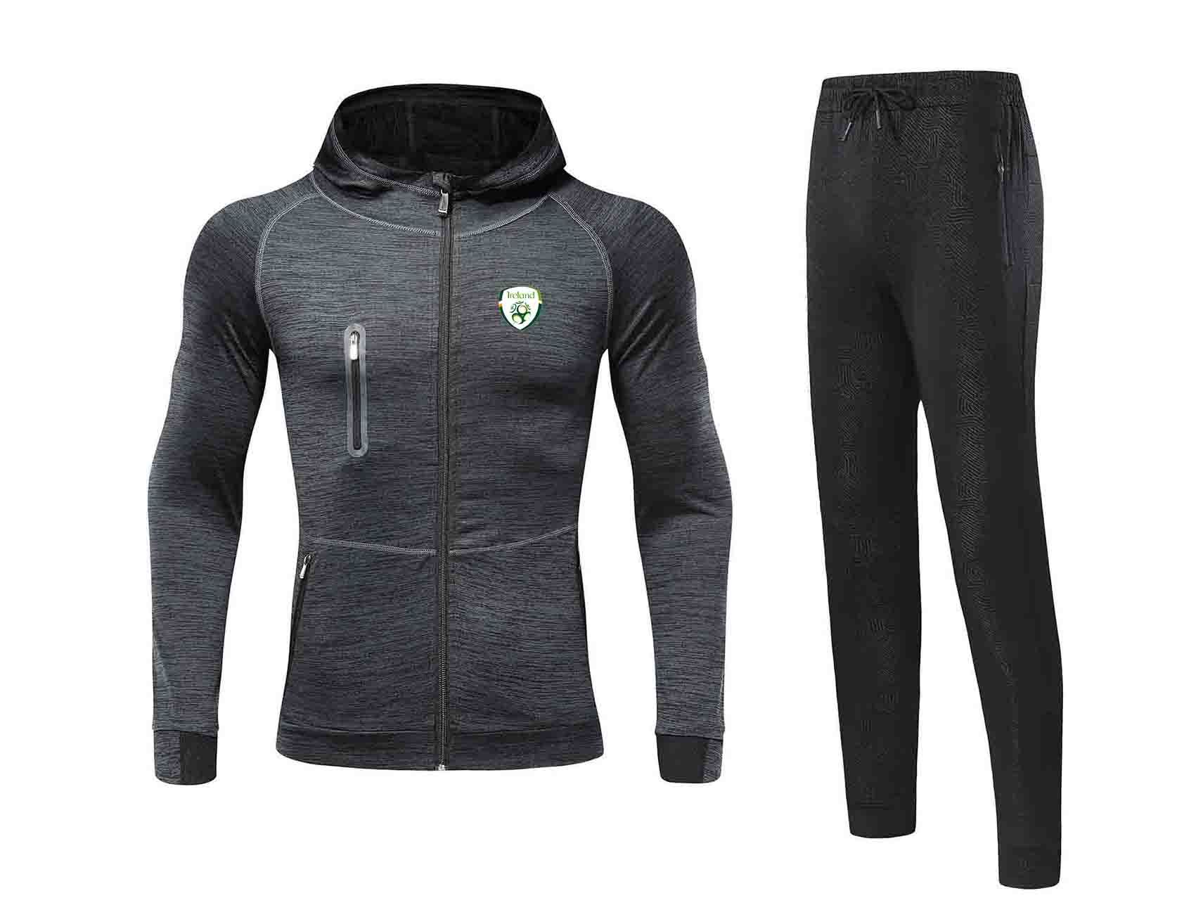 20/21 Republic of Ireland Football Set Youth Home Uniform Adult Soccer Jersey Winter Tracksuit Men Warm Suits, Gray
20/21 Republic of Ireland Football Set Youth Home Uniform Adult Soccer Jersey Winter Tracksuit Men Warm Suits, Gray