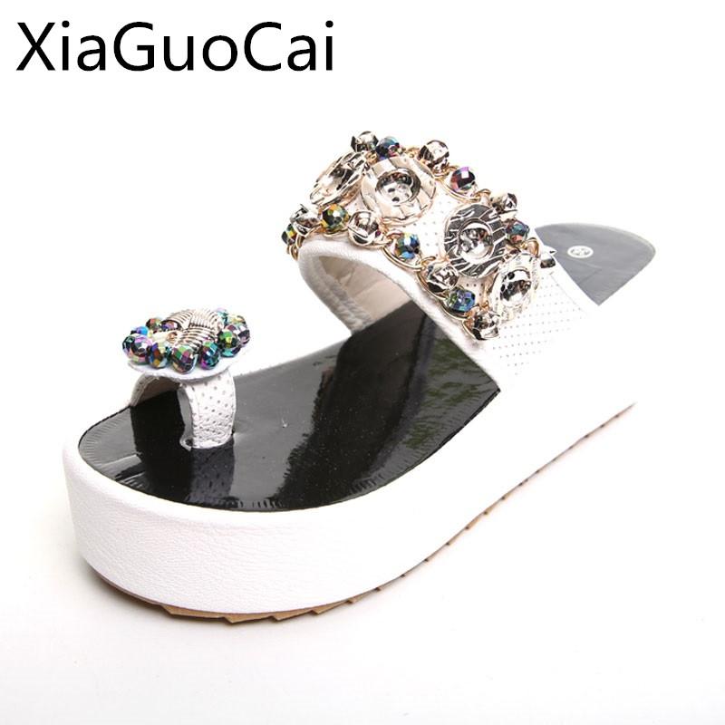 Slippers Brand Crystal Fashion Women Diamond Platform Flip Flops Flat Summer Outdoors Beach Sandals Z631 35, Black
Slippers Brand Crystal Fashion Women Diamond Platform Flip Flops Flat Summer Outdoors Beach Sandals Z631 35, Black