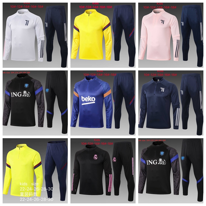 20 21 kids football training tracksuit child soccer training suit 2020 2021 boy MBAPPE survetement de foot chandal jogging #556, Gray
20 21 kids football training tracksuit child soccer training suit 2020 2021 boy MBAPPE survetement de foot chandal jogging #556, Gray