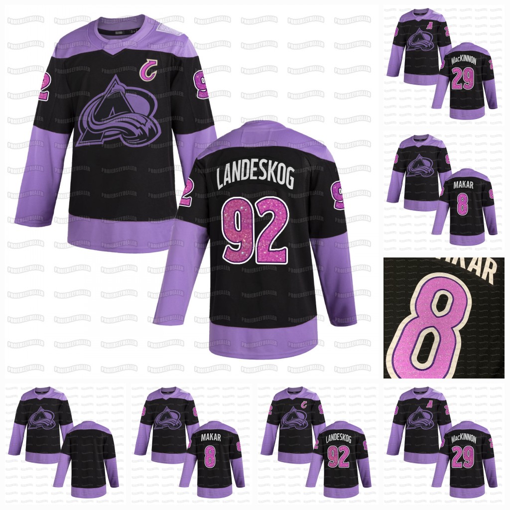 Womens Nathan MacKinnon Colorado Avalanche 2021 Hockey Fights Cancer Jersey Cale Makar Mikko Rantanen Gabriel Landeskog Girard Byram Sakic, Black;red
Womens Nathan MacKinnon Colorado Avalanche 2021 Hockey Fights Cancer Jersey Cale Makar Mikko Rantanen Gabriel Landeskog Girard Byram Sakic, Black;red