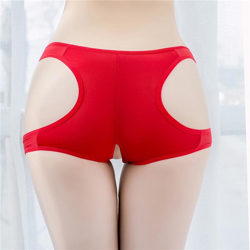 Women's Panties Erotic Open Crotch Ladies Briefs Sexy Hollow Out High Elasticity Tight Push Up Underpanties Solid Female Lingerie, White
Women's Panties Erotic Open Crotch Ladies Briefs Sexy Hollow Out High Elasticity Tight Push Up Underpanties Solid Female Lingerie, White