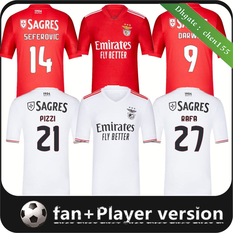 Benfica Player version Soccer Jersey home 21 22 PIZZI RAFA SEFEROVIC WALDSCHMIDT DARWIN 2021 2022 Camisola de futebol football shirt men fan uniforms, Black;yellow
Benfica Player version Soccer Jersey home 21 22 PIZZI RAFA SEFEROVIC WALDSCHMIDT DARWIN 2021 2022 Camisola de futebol football shirt men fan uniforms, Black;yellow