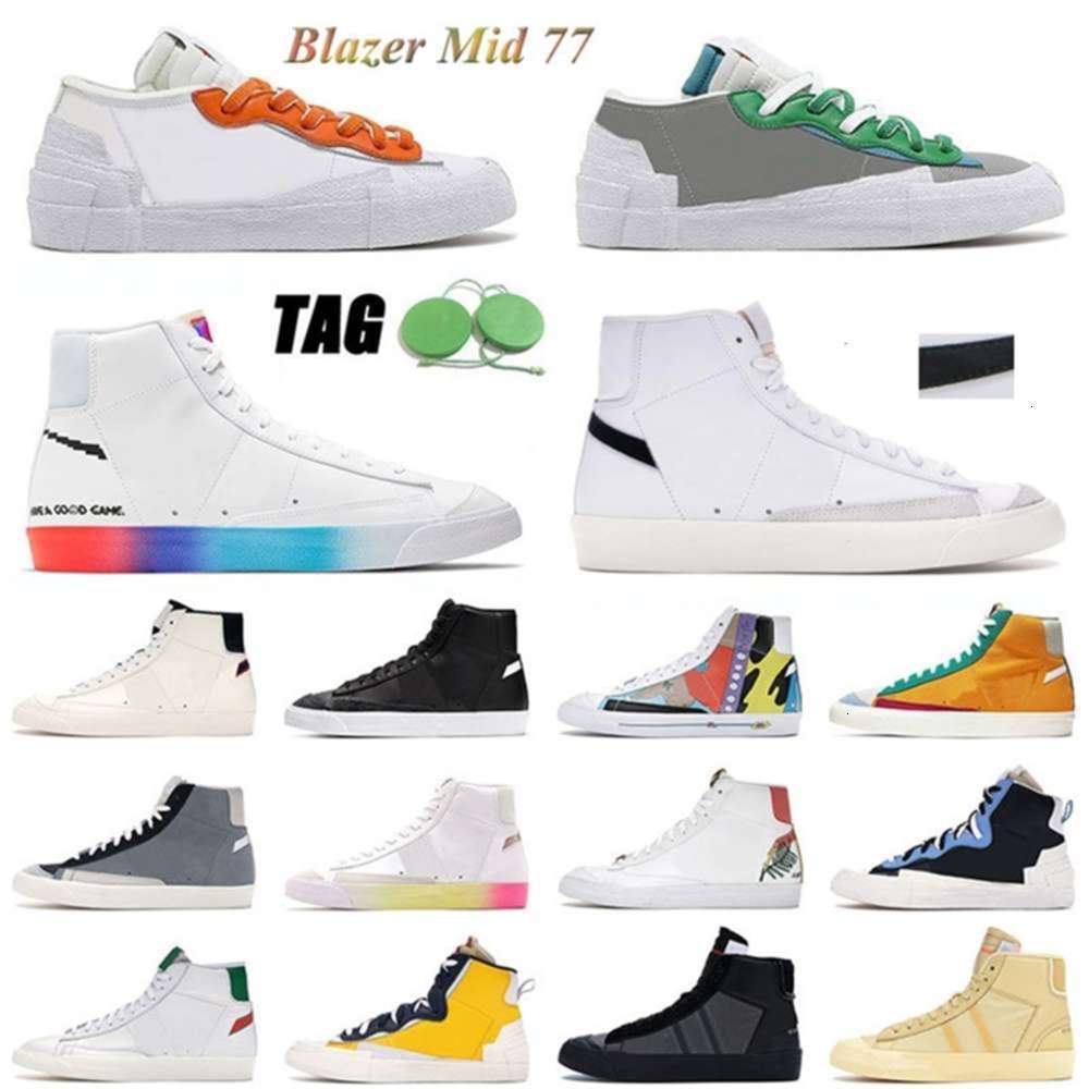 Blazer Mid 77 Men Running Shoes Sneakers Womens Indigo Beach White Black Legend Blue All Hallows Eve Wolf Grey Serena Vintage Me tingfengt
Blazer Mid 77 Men Running Shoes Sneakers Womens Indigo Beach White Black Legend Blue All Hallows Eve Wolf Grey Serena Vintage Me tingfengt